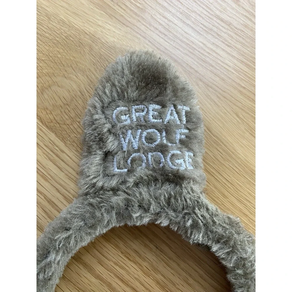Vintage Great Wolf Lodge Ears Lot of 4 Ears Embroidered‎ On Ear No Patch See Pic